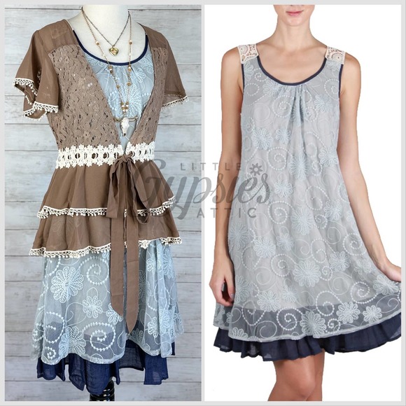 A'reve Romantic Layering Tent Dress - Picture 1 of 13